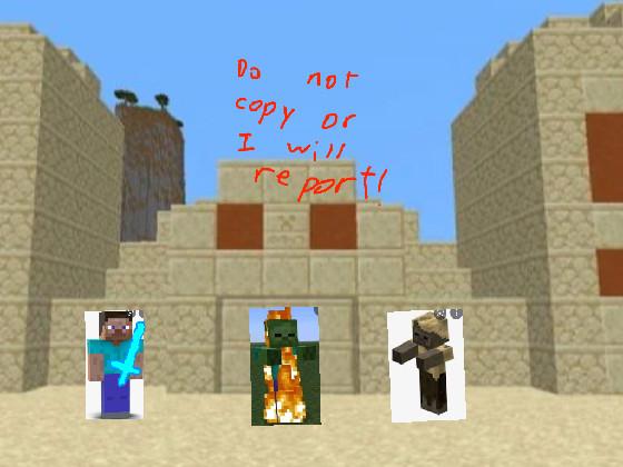 Minecraft desert battle