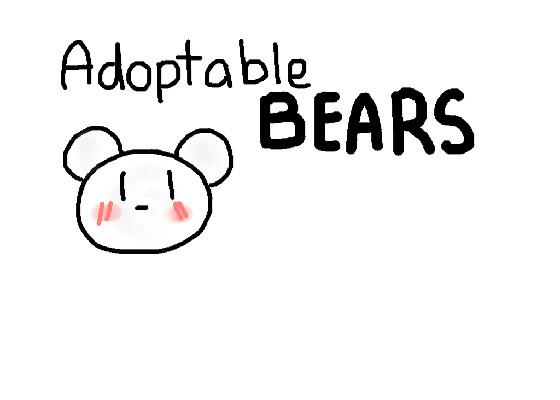 Adoptable Bears  1 1