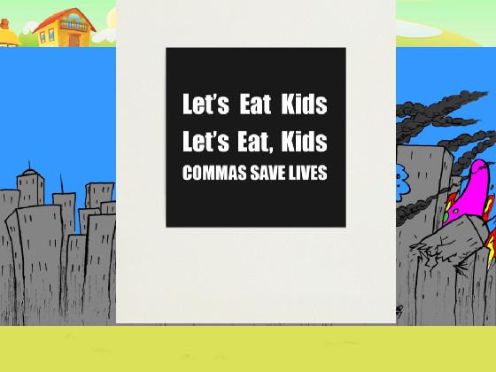 commas save lives and barney