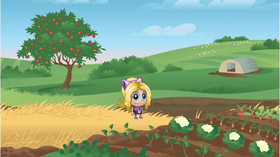 girl in a farm