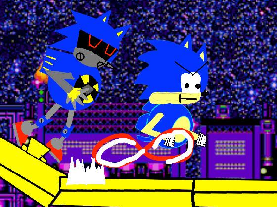 Sonic Vs Metal animation 1