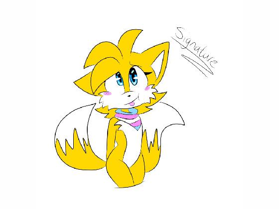 EEEEK! Tails Drawing😁