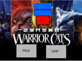 Warrior cat name generator