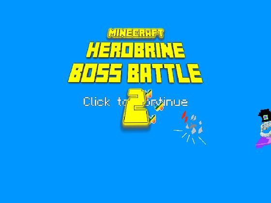 Silly herobrine battle