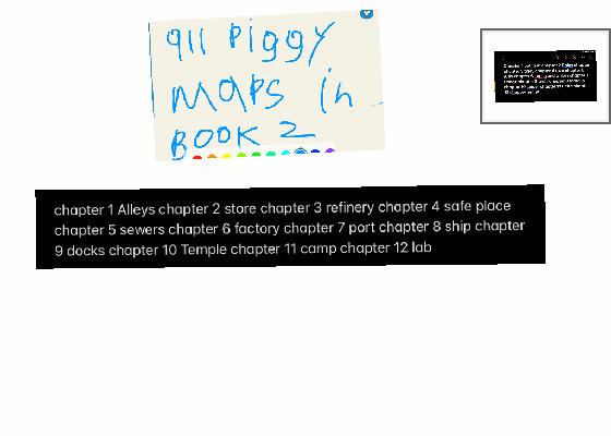 all piggy maps in book 2