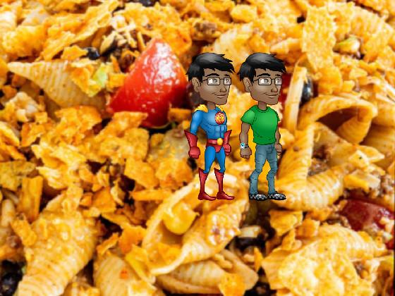 The Dorito spaghetti fight