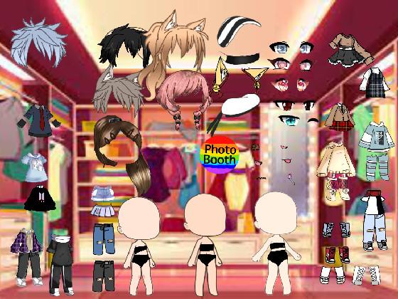 Gacha life dress up!!