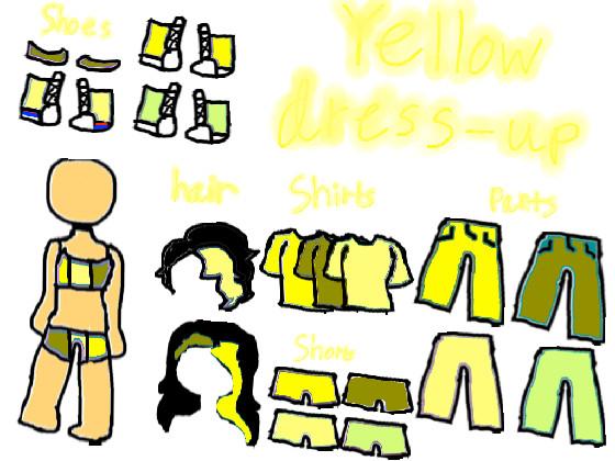 Yellow dress up enjoy!💛