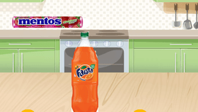 Mentos in fanta