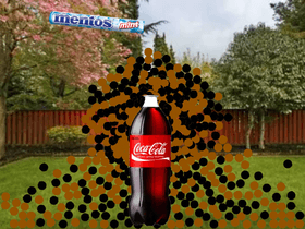 mentos in coke 1