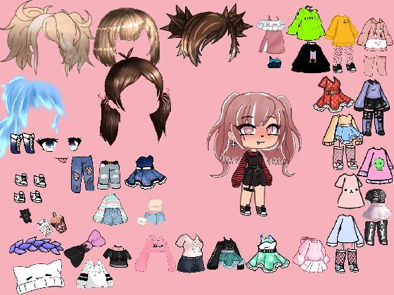 🤍Gachalife dress up🖤 1