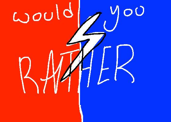 Would You Rather!