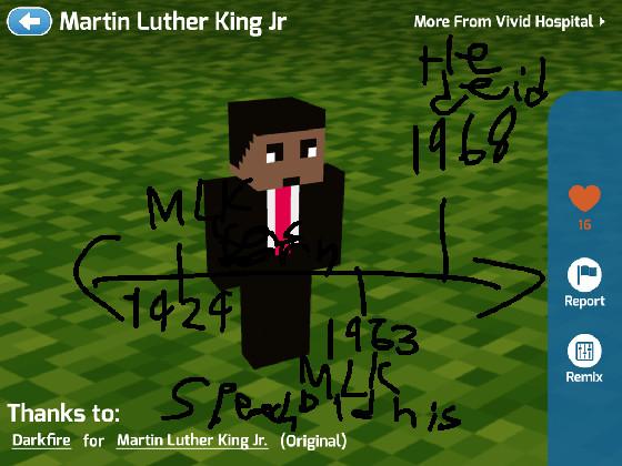 mlk time line