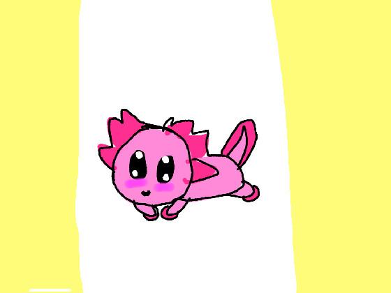 My axolotl drawing