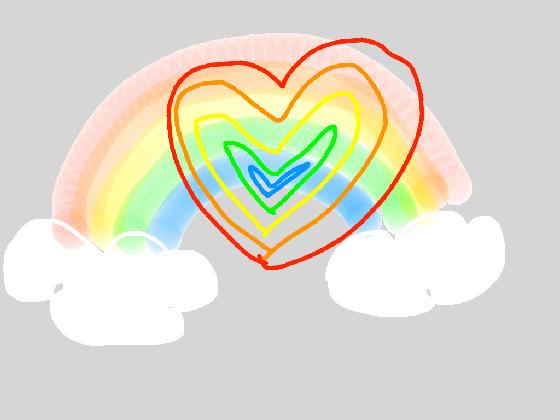 rainbow heart spin draw