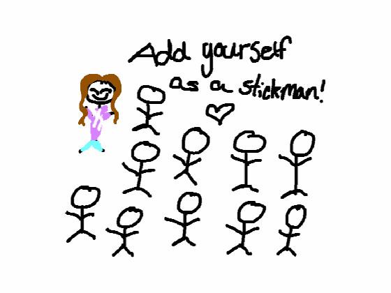 add yourself as a stickman :)