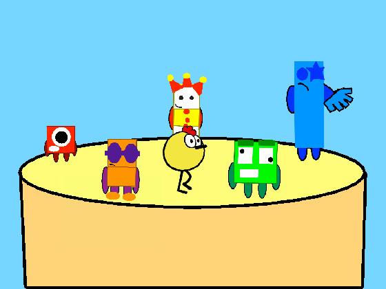 Numberblocks band with peep