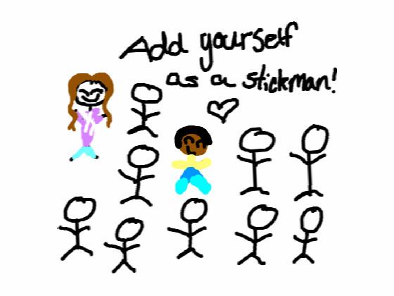 add yourself as a stickman :) 1