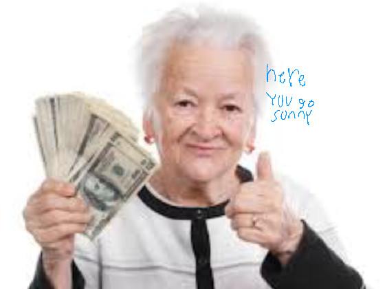 granny got money 