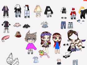 Gacha club dress up!!:3 1