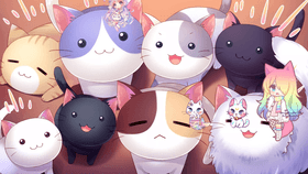 sheep and neko cat topia