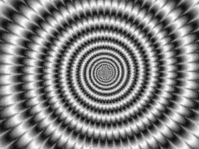 black and white spiral 2