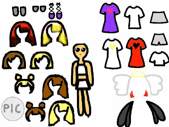 Dressup template 1