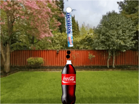 Diet coke Mentos Fountain