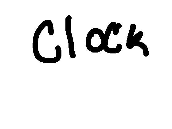 digital clock!