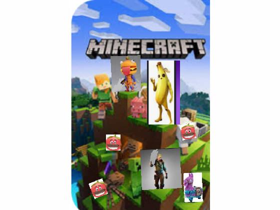 Mincraft fortnite crossover