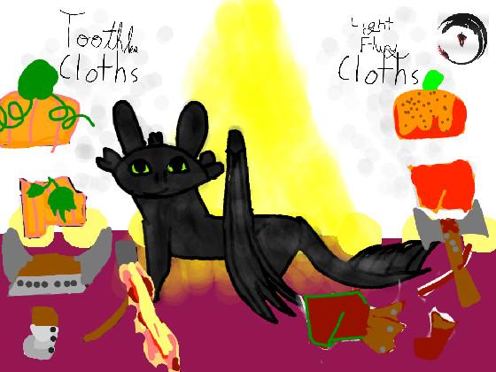 Toothless/Lightflury Dress Up 1