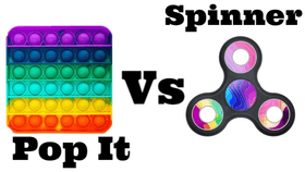 Spinner vs pop it