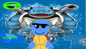 Squirtle to blastoise - GIF