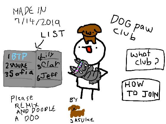 dog paw club! - copy 2!