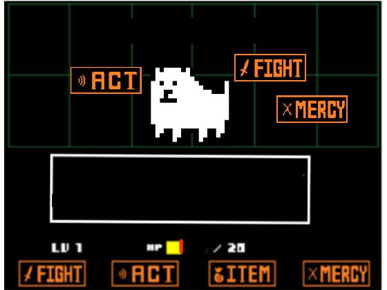 UNDERTALE battle 1