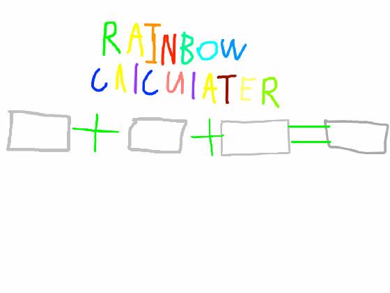 Rainbow Calculater.