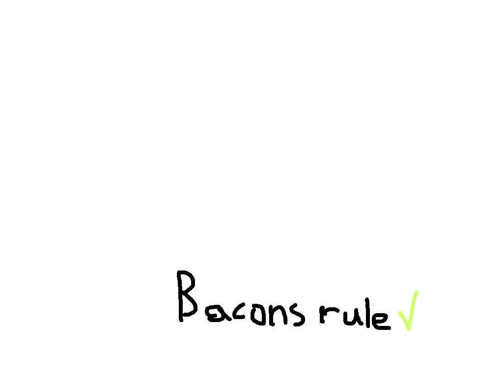 bacons rule✅❇️ slenders don’t rule❌🚫