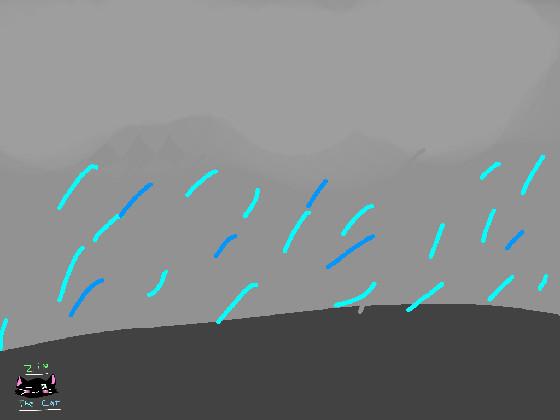 calming rain