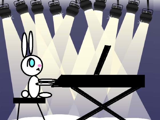 PIANO BUNNY!!!! 1