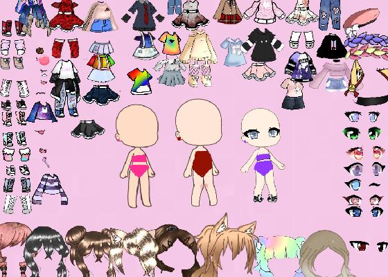 Gacha life dress up slay