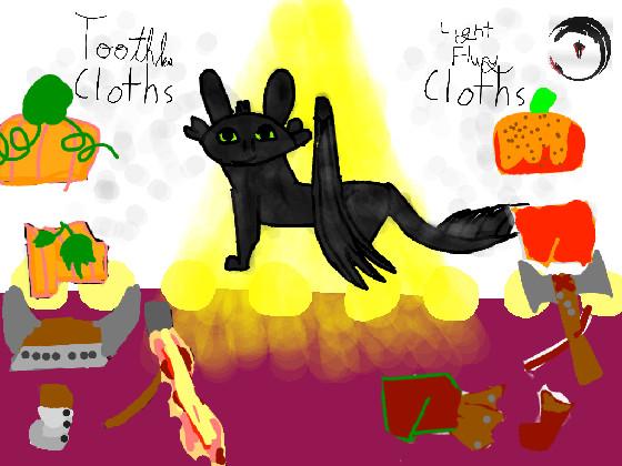 Toothless/Lightflury Dress Up 2