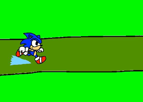 Sonic running simulater