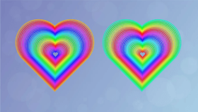 Rainbow Hearts