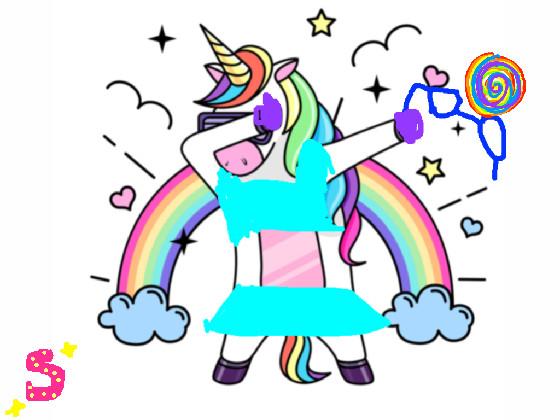 dabbing unicorn 😂😂😂🤣🤣🤣