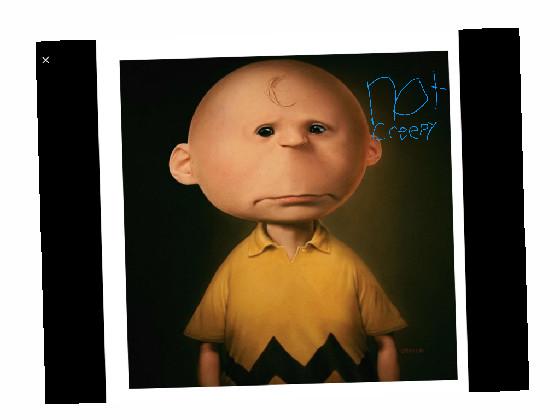 creepy Charlie Brown not creepy