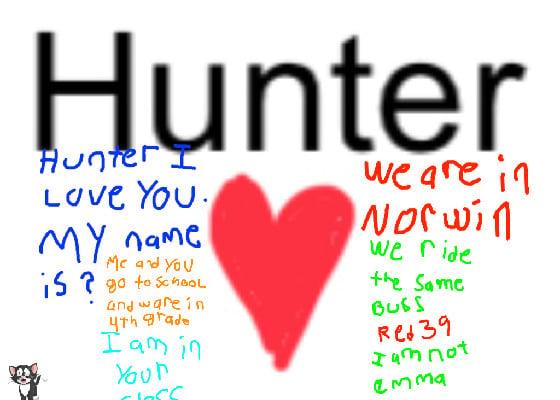 I do love you hunter soo much