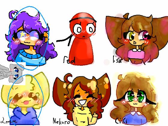 My Oc’s :3 to lemonpawz