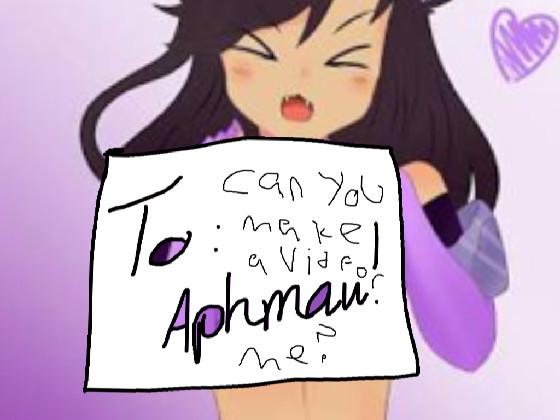 Talk To Aphmau! message 1