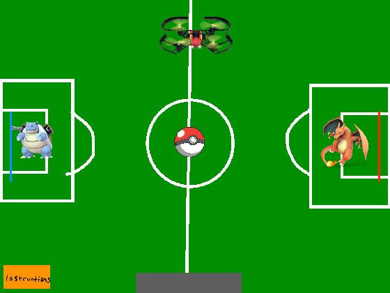 charizard v.s blastoise soccer