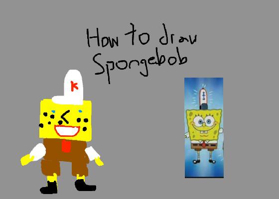 How to draw Spongebob 